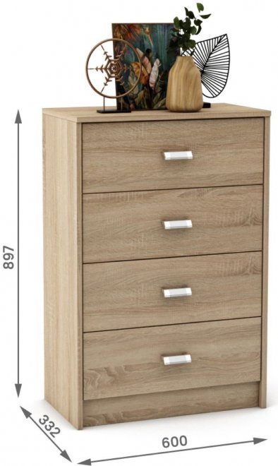 Комод Имидж-604 дуб сонома