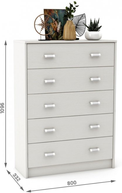 Комод Имидж-805 белый
