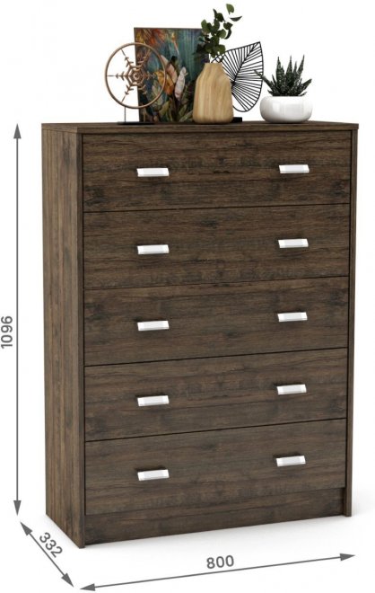 Комод Имидж-805 дуб апрель темный
