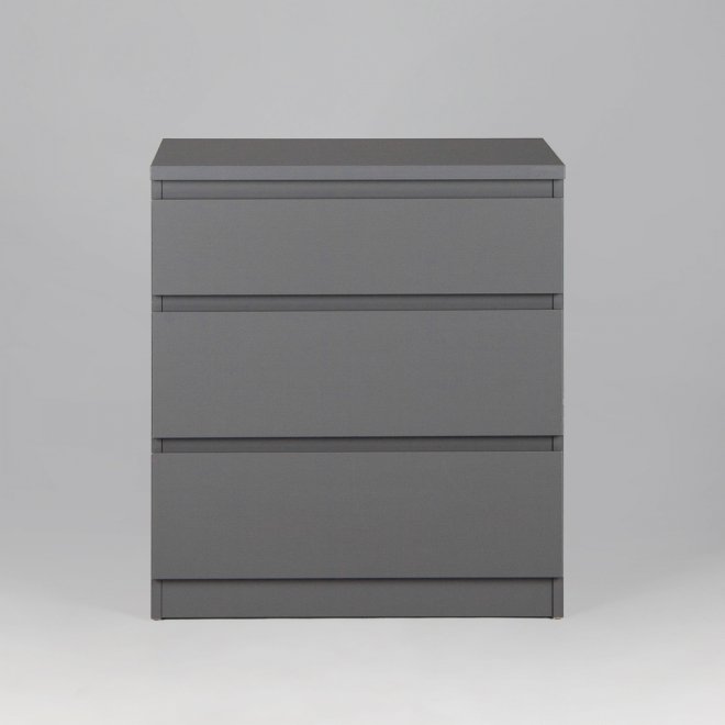Комод Кастор 3 ящика серый