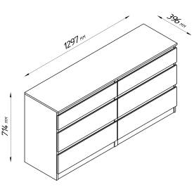 Комод Кастор