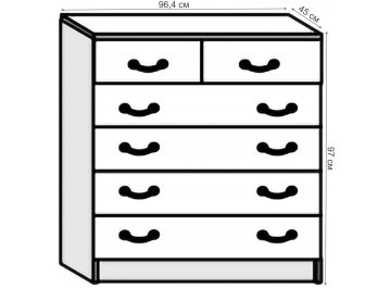 Комод Кэт-6