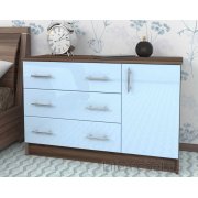 ясень шимо тёмный / голубой глянец