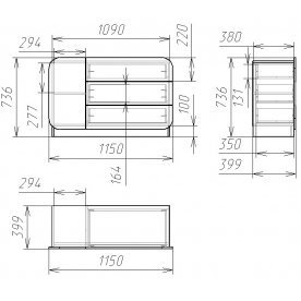 Комод Мебелеф-29
