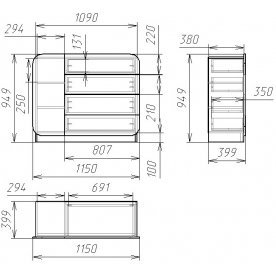 Комод Мебелеф-31