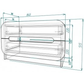 Комод Мебелеф-41