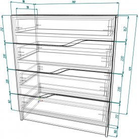 Комод Мебелеф-49