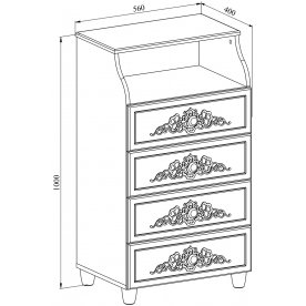 Комод Соня Премиум СО-5К
