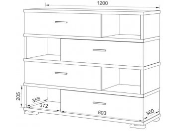 Комод СБ-40/4