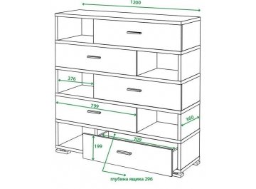 Комод Эланта-40/5