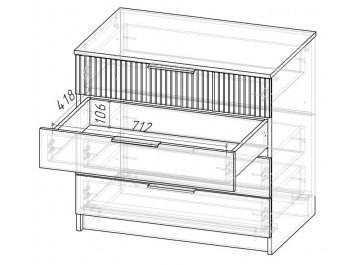 Комод Такна КМ-001