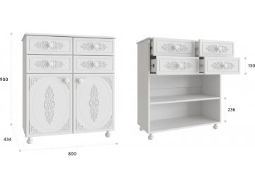 Комод Ассоль АС-18