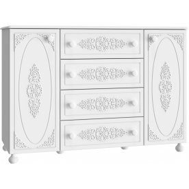 Комод Ассоль АС-19 белое дерево