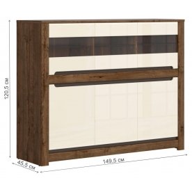 Комод Русо KOM3W3D