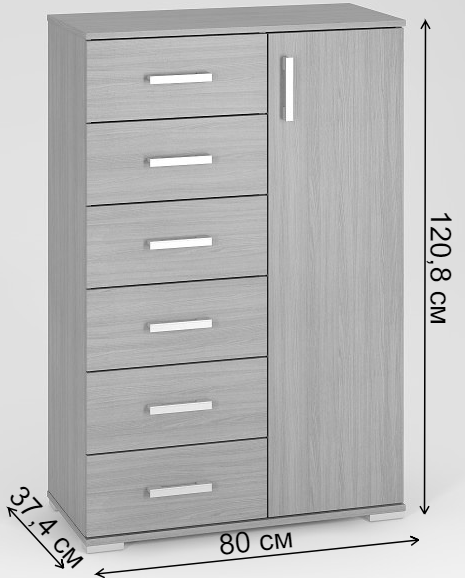 Комод Вента-26 венге