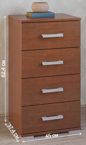 Комод Вента-84 вишня