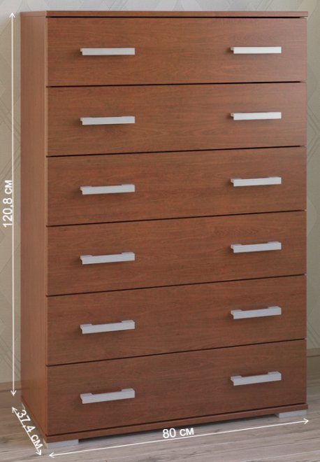 Комод Вента-87 вишня