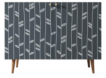 Комод Воаб орех / принт 18