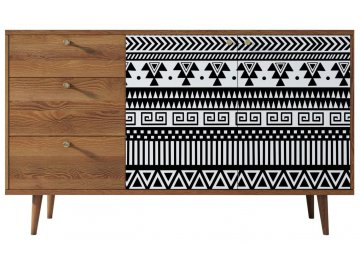 Комод Воаб орех / принт 19