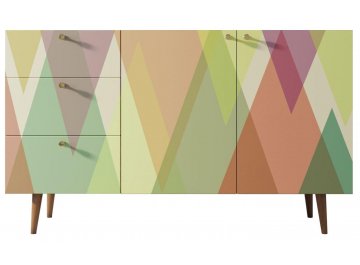 Комод Воаб орех / принт 16