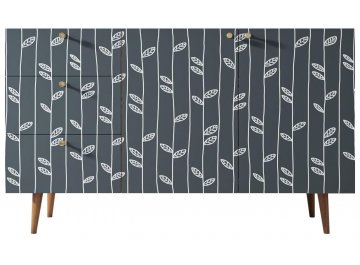 Комод Воаб орех / принт 18