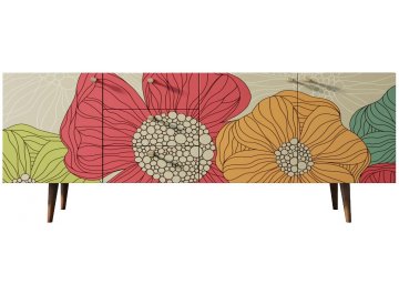 Комод Воаб орех / принт 5