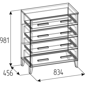 Комод Норвуд 455