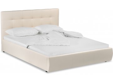 Кровать двуспальная Афродита-2 бежевый велюр bingo beige