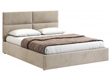 Двуспальная кровать Афродита-4 велюр bingo plum