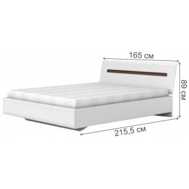 Двуспальная кровать Ацтека LOZ с основанием