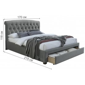 Двуспальная кровать Бриджит