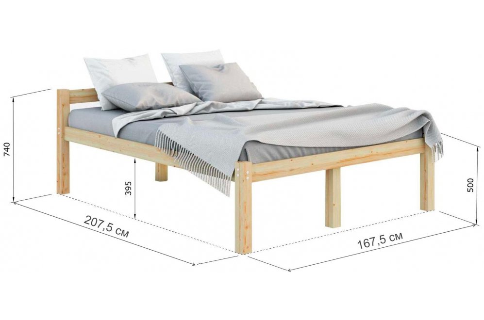 Двуспальная кровать Гор 160х200