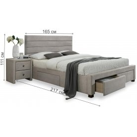 Двуспальная кровать Герти