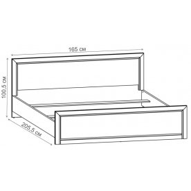 Двуспальная кровать Коен LOZ 160x200