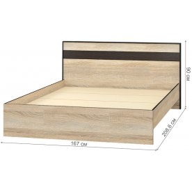 Двуспальная кровать Лирика