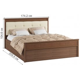 Двуспальная кровать Ливорно с ортопедическим основанием