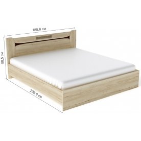 Двуспальная кровать Мале