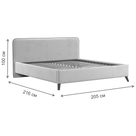 Двуспальная кровать Миа HP