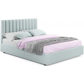 Двуспальная кровать Olivia 160х200 велюр мята пастель