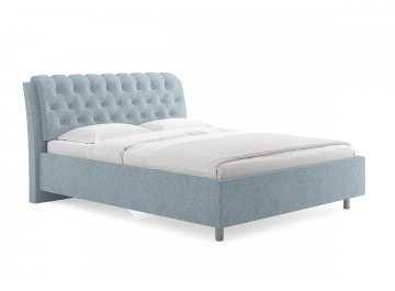 Двуспальная кровать Olivia голубой кашемир