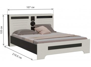 Двуспальная кровать Престиж