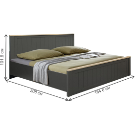 Двуспальная кровать Прованс 37.25-02