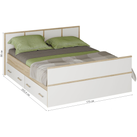 Двуспальная кровать Сакура Light