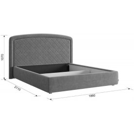 Двуспальная кровать Сильва 2