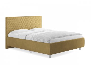 Двуспальная кровать Stella горчичный эвита