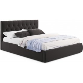 Двуспальная кровать Verona 180х200 с ПМ велюр шоколад