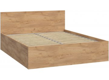 Двуспальная кровать Виктория ВИ-34 дуб крафт золотой