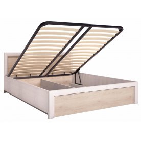 Кровать двухместная Мальта 160 х 200 см ПМ КОМПЛ-2 основания лиственница сибиу / дуб сакраменто