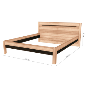 Двуспальная кровать Афина А3