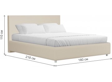 Двуспальная кровать Кариба